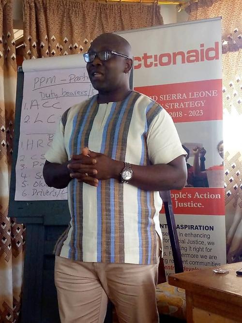 Executive Director ActionAid Sierra Leone - Foday Bassie Swaray