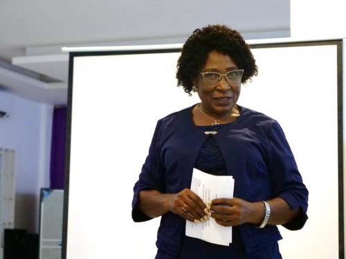 Deputy Minister of MoBSSE Md Emily Kadiatu Gogra