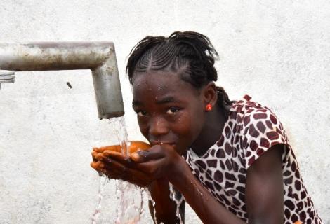 Amie, a sponsored child in Tembedu Community