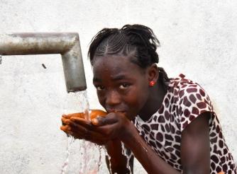 Amie, a sponsored child in Tembedu Community
